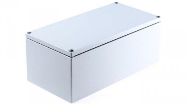 Puszka elektroinstalacyjna, 300 x 120 x 200mm, IP66, kolor Szary, materiał Stal miękka, RS PRO