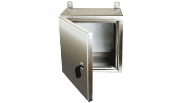 Szafka ścienna rozdzielcza, materiał: Stal nierdzewna typu 304, IP69K, 400 x 400 x 200mm, RS PRO