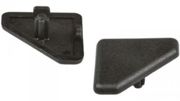 Zaślepka Zatyczka, kolor: Czarny, R30 x 30 mm, 6mm