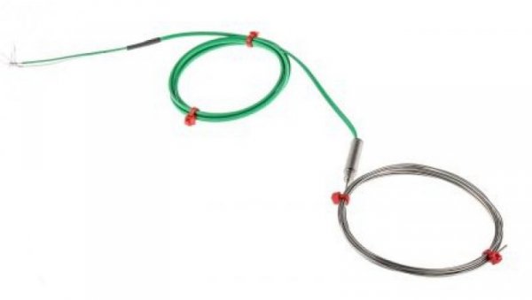 Termopara typ K do +1100C 2m kabel 1m, Stal nierdzewna IEC