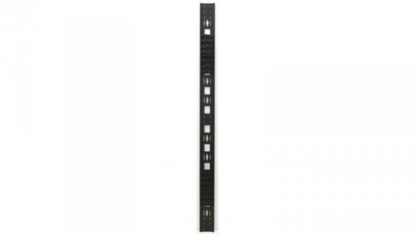 Uchwyt do nawijania kabla, Regulowany pionowy organizator kabli, do użytku z: Moduł Rack 42U, materiał: Stal, 120 mm x