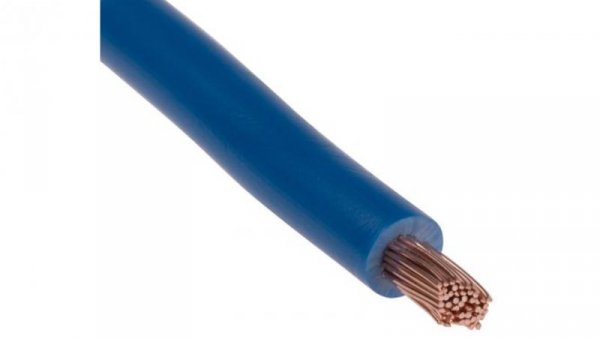 Jednożyłowy kabel sterowniczy CSA 4 mm², Maks. +70C 1000 V Niebieski, RS PRO