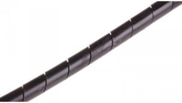 Opaska spiralna, Ø , Ø Maximum of 4.5mm, materiał: Polietylen, kolor: Czarny, RS PRO