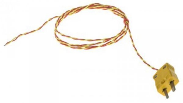 Termopara typ K do +250C kabel 1m, Stop niklu i aluminium, stop niklu i chromu ANSI