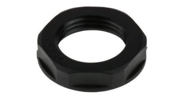 Nakrętka do dławnic kablowych, M20, IP68, kolor: Czarny, materiał: Nylon 66, RS PRO
