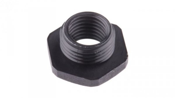 Adapter do dławnic kablowych, M16 → M12, materiał: Nylon 66, kolor: Czarny, RS PRO