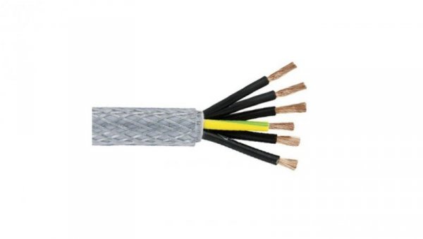 Kabel sterowniczy SY 8 rdzeniowy , Ekranowany, izolacja Polichlorek winylu PVC, D 12.5mm , 50m