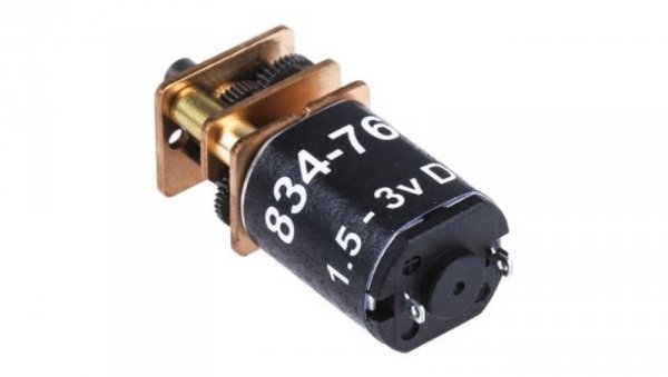 Motoreduktor DC, 250 mA, 0,29 W, 54 obr./min, 352 gcm, RS PRO