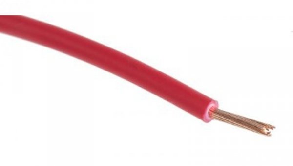 Przewód jednożyłowy linkowy, Przewód do urządzeń, 0,75 mm², 22/1,0 mm, 18 AWG, Poliolefina usieciowana EI5, 500 V,