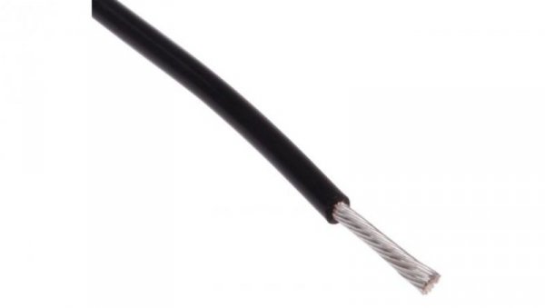 Przewód do urządzeń PTFE PTFE Czarny, 100m 0,08 mm² 7/0,12 mm, 300 V, -75→ +200 C., Ø 0.71mm, RS PRO BS3G210