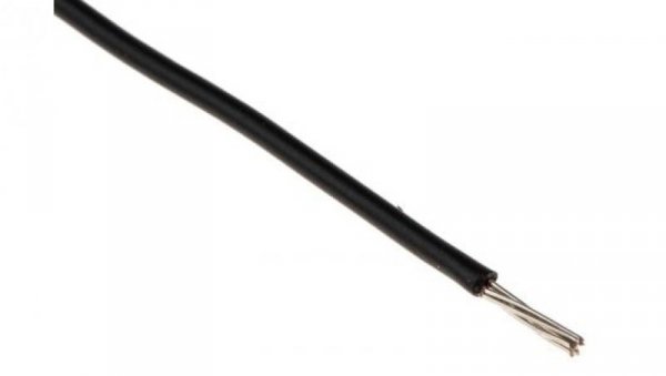 Przewód o podwyższonej odporności PVC Czarny, 250m 0,34 mm² 7/0,25 mm, 250 V, -40 → +105C, Ø 1.45mm, RS PRO