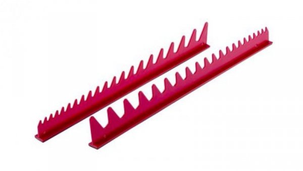 Wieszak na klucze płaskie, w zestawie: Zęby rekina, Plastik, szer.: 385mm