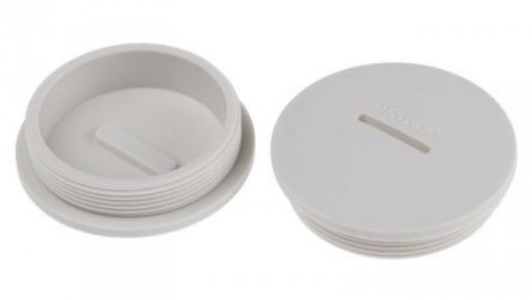 Zaślepka, Szary M50 x 1.5 Gwintowany, Nylon 66, Zaślepianie, 49.9mm 55.5mm RS PRO