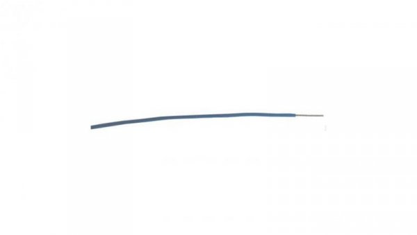 Przewód jednożyłowy linkowy, UL 3239, 0,2 mm², 11/0,16 mm, 24 AWG, XLPE, 6 kV DC, Niebieski, dł. 100m, RS PRO
