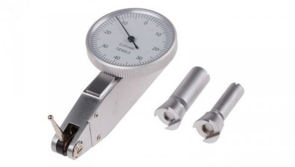 Czujnik zegarowy kontrolny, pomiar: +/-0.4mm, 0.01 mm, tarcza: 32mm, Jednostki metryczne