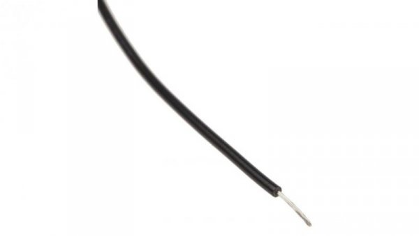 Przewód jednożyłowy linkowy, Przewód instalacyjny, 0,13 mm², 7/0,16 mm, 26 AWG, PVC, 300 V, Czarny, dł. 100m, RS PRO