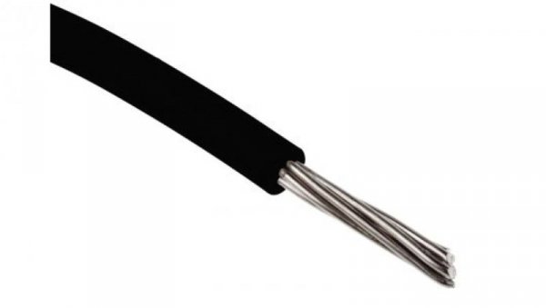 Przewód o podwyższonej odporności ETFE Czarny, 100m 19/0,25 mm, 600 V, -75 → +150C, Ø 1.9mm, RS PRO