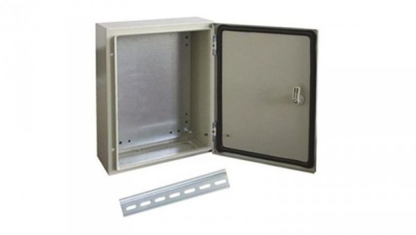 Szafka ścienna rozdzielcza Szary, materiał: Stal, IP66, 800 x 600 x 210mm, RS PRO