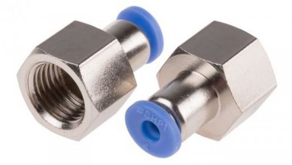 Adapter gwintowany prosty gwint – rura, 10 barów