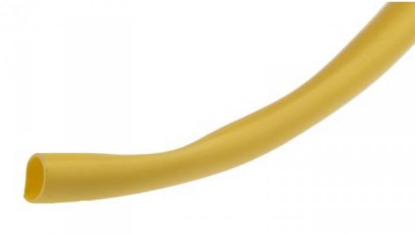 Osłona termokurczliwa żółta 2:1, średnica 1.6mm, dł. 10m, RS PRO
