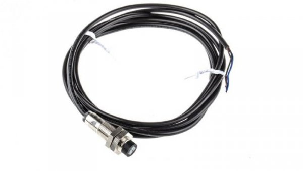 Czujnik indukcyjny PNP 4 mm cylindryczny M12 x 1 200 mA 10→ 30 V DC IP67 2kHz