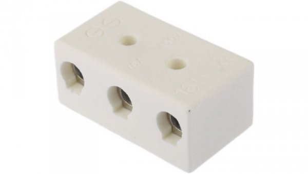 16mm² Złącze wtykowe do druku Biały 3-żyłowe, Wkręcane, 450 V