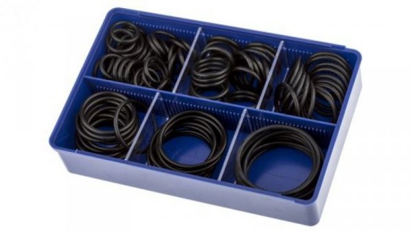 Zestaw calowych oringów do kołnierzy SAE Nitryl, Kit Contents 125 szt. RS PRO