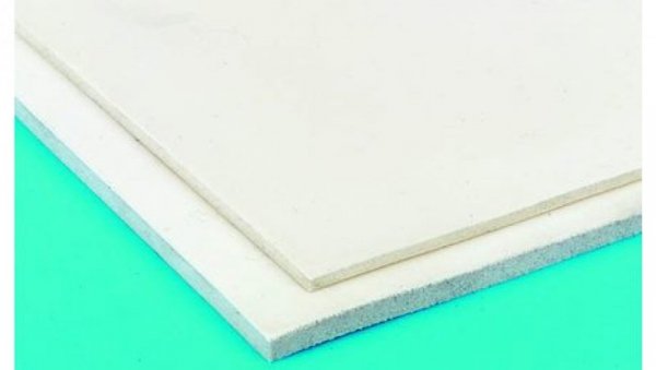 Arkusz z gąbki gumowej, Biały, 0.25g/cm³, 1m x 600mm x 3mm, RS PRO