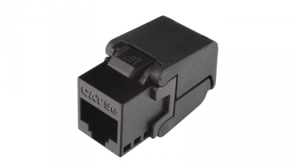 Keystone Solarix CAT5E UTP RJ45 czarny samozaciskowy SXKJ-5E-UTP-BK-SA