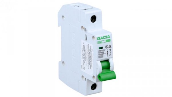 Wyłącznik nadprądowy 1P B20 A 6kA AC