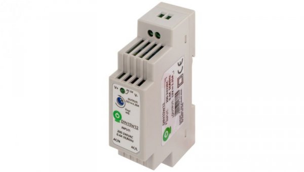 Zasilacz led POS na szynę DIN 15W 12V DC 1,25A DIN15W12
