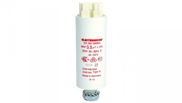 Kondensator rozruchowy 3,5uF/250V M8X10
