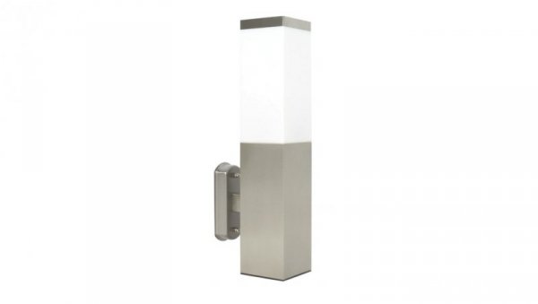 Kinkiet zewnętrzny Inox Kwadratowa SS802-A, E27 max 40W, kolor srebrny 0438621