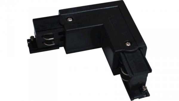 Łącznik szynoprzewodu IP20 3-fazowy czarny TRACK L CONNECTOR L-L 4W BLACK GXTR027