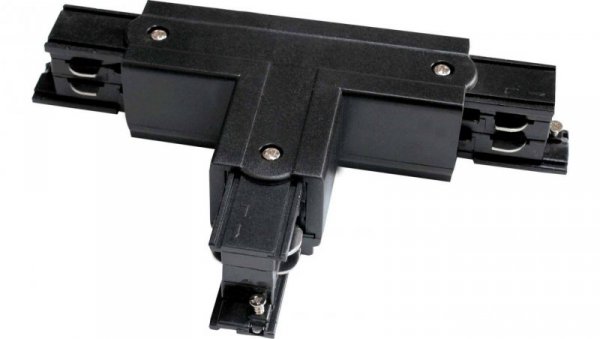 Łącznik szynoprzewodu IP20 3-fazowy czarny TRACK T CONNECTOR T-R2 4W BLACK GXTR042
