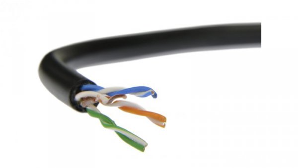 Kabel zewnętrzny żelowany UTPw kat.5e U/UTP 4x2x0,5 /305m/