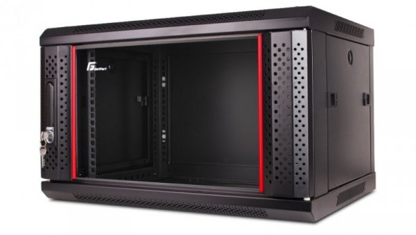 Szafa Rack 19, 6U, 600x600, wisząca (WGF06-66EH-WGB) GETFORT