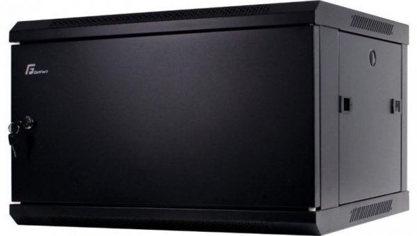 Szafa Rack 19 6U, 600x600, wisząca, drzwi stalowe (WGB06-66EH-WSB) GETFORT