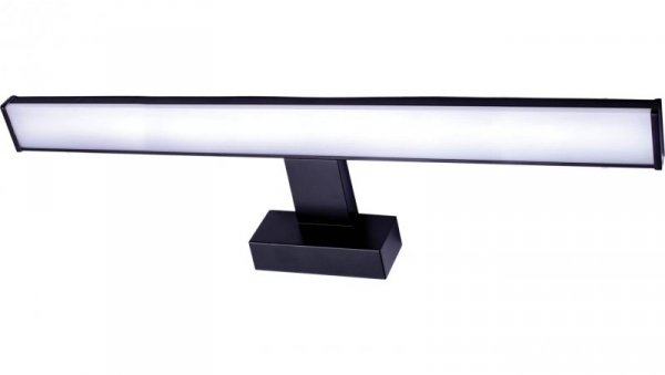 Kinkiet LED 8W 700lm 4000K/neutralna IP44 łazienkowy wodoodporny lustro/obraz czarny MIRROR 8W Black NW GXLS206