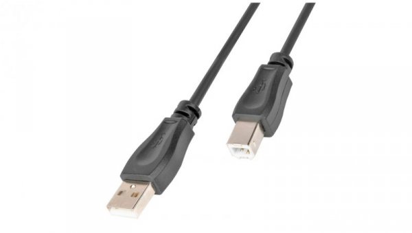 DIGITUS Kabel drukarkowy USB 2.0 A / B (wtyk / wtyk) czarny 5m