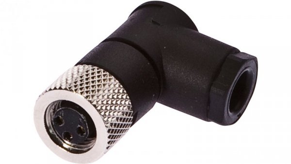 Gniazdo kablowe, kątowe, do samodzielnego montażu, złącze lutownicze, Ø3,5-5mm, 4A, 60V, VK003070