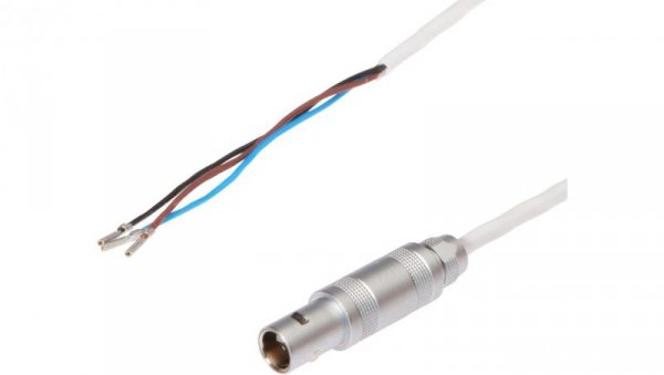 Kabel połączeniowy, 2 m, żeński (gniazdo) 3-pinowy prosty, Końcówka z wolnym biegiem, 3 żyły, VK2000L5