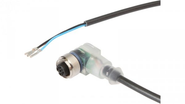 Kabel połączeniowy, 3m, M12 żeński (gniazdo) 3pin kątowy, Końcówka wolna, 3x0,34mm², VK300221