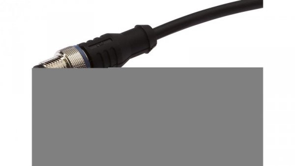 Kabel połączeniowy, 8 m, M12 żeński (gniazdo) 4-pinowy kątowy, M12 męski (złącze) 4-pinowy prosty, VK800F21