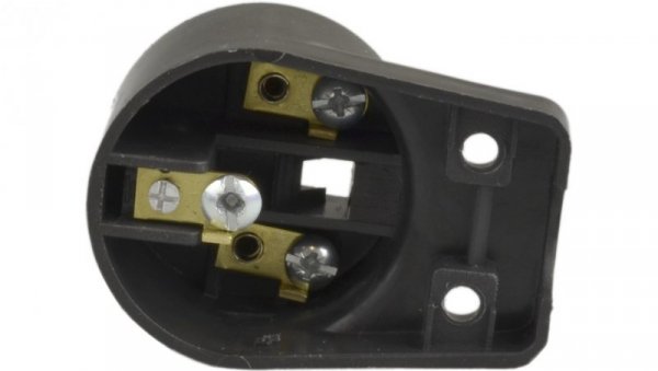 Wtyczka kątowa na kabel WB6 16A czarna /50