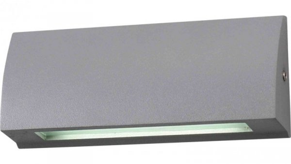 Kinkiet LED 3,5W 100lm 4000K/neutralna IP54 zewnętrzny wodoodporny aluminium/szkło STEP 3,5W GRAY NW GXPS073