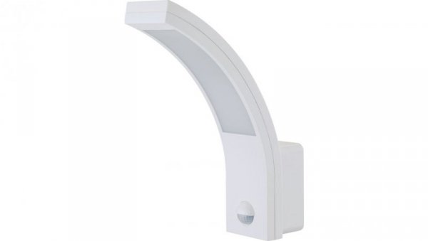 Kinkiet LED 10W 700lm 4000K/neutralna IP54 z czujnikiem PIR zewnętrzny wodoodporny poliwęglan FALCO W 10W PIR NW GXPS121
