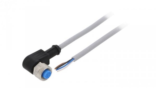 Przewód przyłączeniowy M12 PIN 4 kątowy 10m wtyk 250VAC 4A -30÷80C YG2A14-100VB3XLEAX