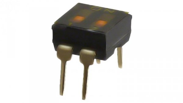 Przełącznik DIP-SWITCH Ilość sekcji 2 ON-OFF 0,025A/24VDC A6T-2102