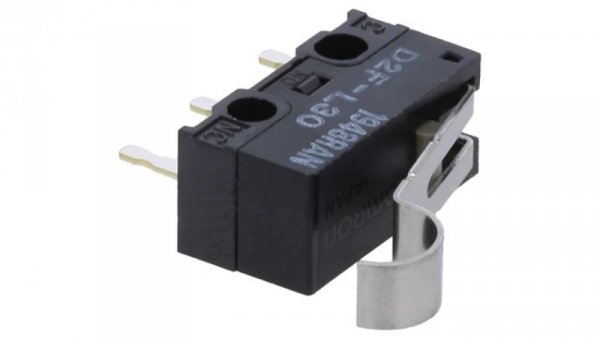 Mikroprzełącznik SNAP ACTION SPDT 2A/30VDC Rstyku max 50m D2F-L30